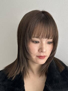 トゥエル バイ ディプティモイラ(tuelu by dipty MOILA) サラ艶レイヤーボブ