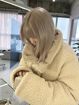 ワンカラー/ブリーチカラー/髪質改善/ハイトーンカラー