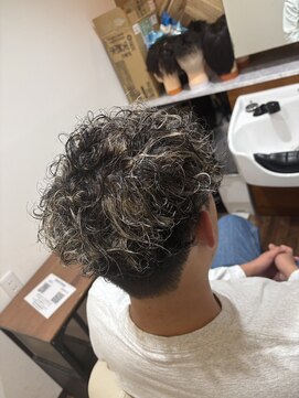 MEN’S HAIR/波巻ツイストスパイラル/フェザーパーマ/船橋