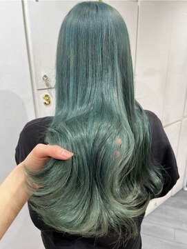 シェノン(CHAINON) グリーンカラー/青緑カラー/ターコイズカラー