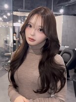 ラベル 渋谷(LAVEL) ワンホンレイヤー×アッシュブラウン