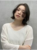 ★ココアベージュ/オリーブグレー/小顔/黒髪/クラゲヘアー/原宿