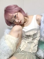 フウ(fuh) ペールピンク/ピンクカラー/ハイトーン/ボブ