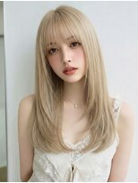 プライズ 表参道原宿店(prize)&nbsp;ミルクティーベージュカラーブリーチダブルカラー