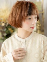 カバーヘア ブリス 北浦和(COVER HAIR bliss)&nbsp;韓国風エンドカラー顔周りカットボブレイヤーh4北浦和20代30代