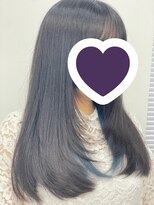 トーキョー オタクヘアー(TOKYO OTAKU HAIR) 結べば隠せるインナーカラー/ネイビーブルー