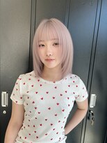 ジン(JIN)&nbsp;☆ボブレイヤー☆ホワイトベージュ☆ハイトーンボブ☆久留米☆