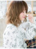 *mod's上尾*くせ毛風シフォンカールでふんわり感MAX a!