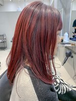 テトヘアー(teto hair) ピンクパープル、ブリーチなし、暖色カラー