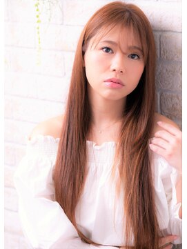 ソア 武蔵小杉(SOAR) シースルー前髪ニュアンスカラーロングレイヤーの抜け感ヘア