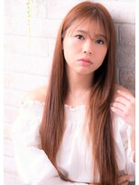 ソア 武蔵小杉(SOAR) シースルー前髪ニュアンスカラーロングレイヤーの抜け感ヘア