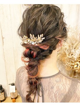ヘアーアトリエ アンル(hair atelier anle) 編みおろし