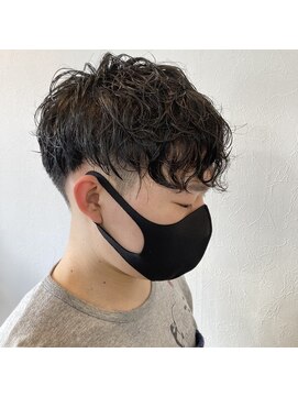 ロア ファーストクラス(LORE.first class) 刈り上げ×スパイラルパーマ　ナチュラルかっこいい！！