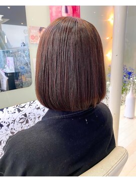 プレデフリュー 北白川本店(PUREE de FLEURS) 丸み/ボブ/ショートボブ/10代/20代/30代/学割Ｕ24/タッセル/前髪