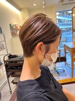 ブレンドバイハピネス(Blend by happiness)&nbsp;くびれショート/耳掛けスタイル/髪質改善/3Dハイライト