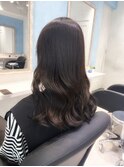 髪質改善 透明感 アッシュブラウン 暗髪