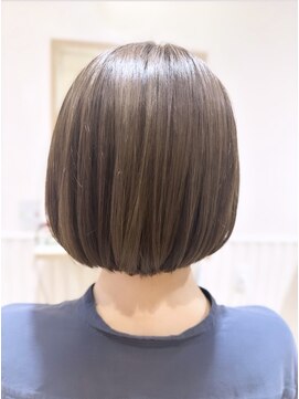 アコバイネオリーブ(aco by Neolive) ボブ×アッシュベージュ