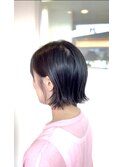 外はねショート×艶髪3ステップトリートメント