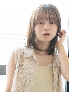 イオ 本厚木(io) レイヤーボブ似合わせカットワイドバングイメチェン小顔