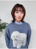 ウルフカットマンスタイル