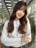 ローウェ 二子玉川(Louwe)&nbsp;ボブ/大人かわいい/フェザーバング/透け感グレージュ