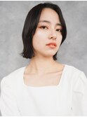 ショート韓国ボブハイライト髪質改善ブリーチ前髪20代30代