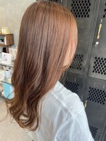 アチーブリス(achieve Liss)&nbsp;ハイライトカラー モテ髪オレンジブラウン