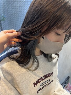 オルロバイイザ(ORLO by IZA) イヤリングカラー×ペールブルー