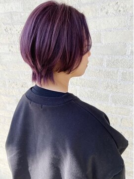 トップヘアーラウンジ 知立(TOP HAIR Lounge) wカラーショートウルフ/メンズライク/ニュアンスカラー