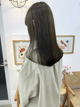 イコ 表参道原宿(ico) オリーブグレージュ イルミナカラー