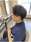 ツーブロックショート