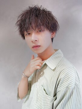 ニコ トウキョウ ヨコハマ(nico) メンズ/センターパート/ニュアンスパーマ