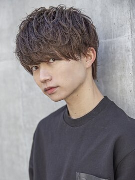 シティ(CITY) 【小久保style】韓国マッシュニュアンスパーマグレーベージュ