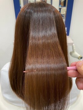 ミツボシ 本八幡(MITSUBOSHI) ワンレン/ネビージュ/小顔/黒髪/こなれストレート[本八幡]