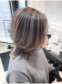 【CORS高崎】バレイヤージュ　レイヤー　グレージュ　ベージュ