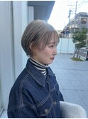 ショート×ブロンド×ローライト