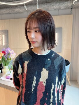 シダ(sida SAIIN) 【高城】外ハネカジュアルエアリーボブ