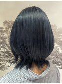 艶髪ダークネイビー