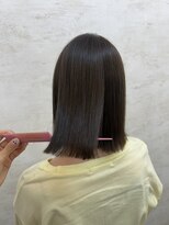 エクラートリアーラ 藤沢店(ECLART Reala) オリーブグレージュ×縮毛矯正