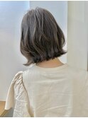 前髪顔まわりボブレイヤーボブ顔まわり縮毛矯正kent