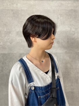 ソイクフ 四条大宮店(SOY-KUFU) 20代30代40代艶髪ハンサムショートレイヤースタイル