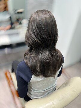 シエテ 津田沼(Siete) くびれヘア/アプリコットオレンジ/ハイライトカラー/津田沼