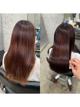 ウィールールピヴォクロス(WE RULE pivot cross) #髪質改善#縮毛矯正#美髪矯正 before/after