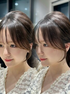 ラクシア(LucxiA) 顔周りカット/似合わせ顔周り/前髪カット/小顔カット