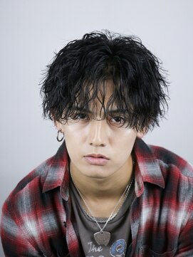 オーシャントーキョー 大阪(OCEAN TOKYO) 波巻きパーマメンズツイストスパイラルパーマツーブロック