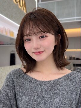 コア 表参道(COA) ボブ／レイヤーカット／グレージュカラー／表参道