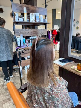 ゴデーレ(GODERE) 縮毛矯正うるツヤストレートヘアミディアムスタイル20代30代40代