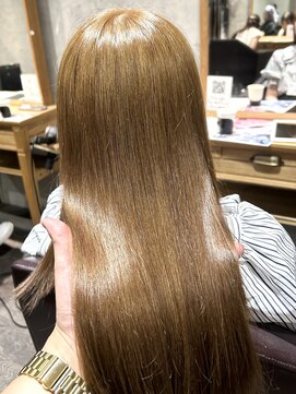 アフィナー(Afinar) ブリーチなしダブルカラー◎ミルクティブラウン【横浜/横浜駅】