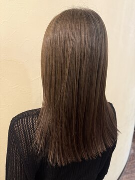 髪質改善ヘアエステサロン オプシア(OPSIA) ヘーゼルベージュカラー