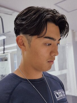 毛流れセンターパート